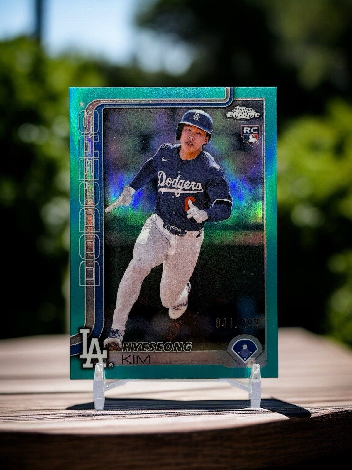 2025 Topps Chrome - Hyeseong Kim #152 Teal Refractor /299 (RC)