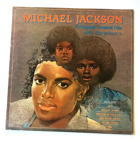 MICHAEL JACKSON 14 Original Great Hits w/ The Jackson 5 LP  KTel