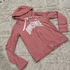 Ohio State Women  s PINK Victorias Secret Zip Hoodie Excellent Condition M