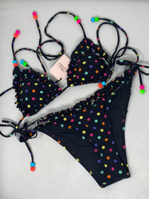 Agent Provocateur Sidnie Polka Dot Bikini Set AP3 Medium NWT