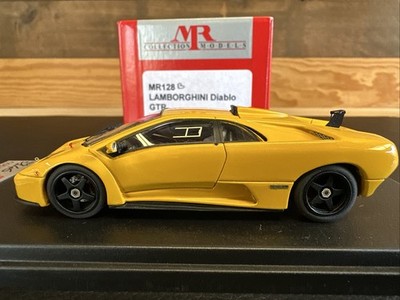 MR Collection Models 1/43 Lamborghini Diablo GTR 1999 MR128B #146/499 yellow
