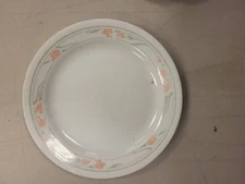 Corelle Plate Peach Garland Pattern Dinnerware Replacement Plate 10.25 Inch