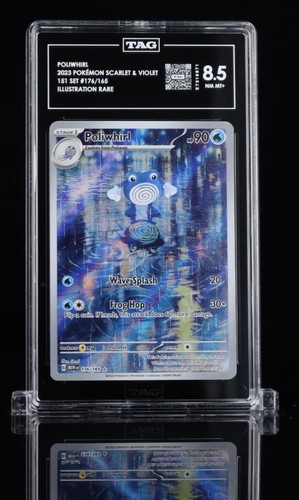 Poliwhirl graded TAG 8.5 for sale on eBay