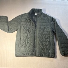 Voyager Mens Green Quilted Puffer Jacket Full...