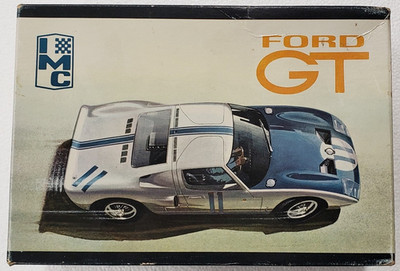 IMC Ford GT 1/25th Scale Model Car Kit 104 - Opened -  Read Description!