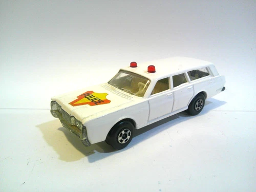 Matchbox Superfast 55 Mercury Police Car - Vintage 1970s Lesney