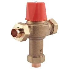 Watts 3/4 Lf 1170-Us Mixing Valve, Brass, 0.5 To 23 Gpm