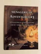 Menagerie of Adventures #3 5e for 1-9th level Menagerie Dungeons and Dragons