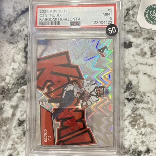 2024 Panini Absolute Kaboom! Horizontal CJ Stroud #2 PSA 9 Texans NFL