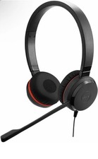 Jabra Evolve 30 II HS Wired Dual-Ear Headset with Mic for Work - 3.5mm Jack only