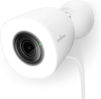 youkey 2.5K Außen Kamera Strahler 130° FOV WiFi 6 IP67 AI Erkennung