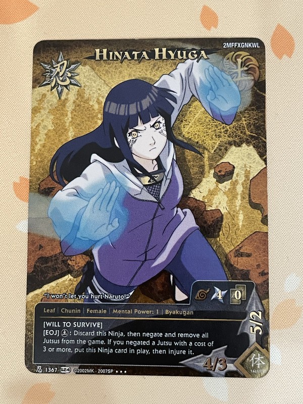 Naruto CCG, Hinata Hyuga (1) , 1367, LP, Foil | eBay