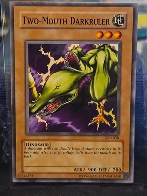Two-Mouth Darkruler LOB-030 Yu-Gi-Oh! Near Mint Never Played With 