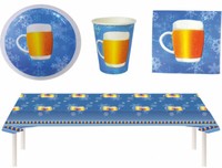 Oktoberfest Deko Dekoration Bayern Partygeschirr Tischdecke Bierglass 37 Tlg. Kk