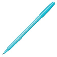 S360-136 Pentel Arts Color Pen Marker, Fine Point, Baby Blue Ink, Pack of 24