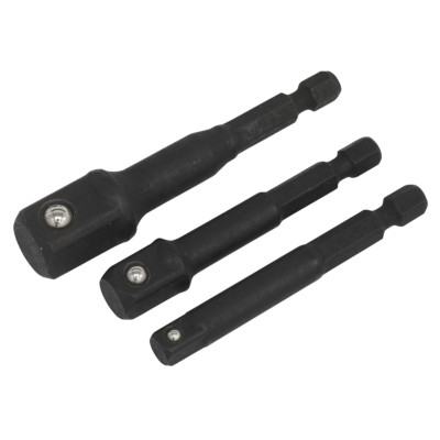 Impact Socket Adaptor Set 3pc - Sealey AK5521 New