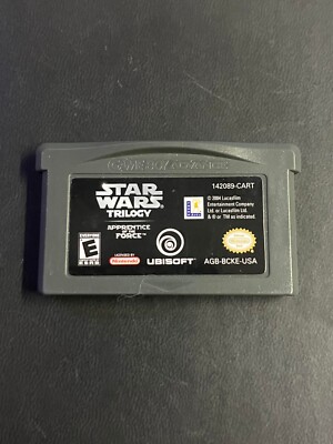 Star Wars Trilogy Apprentice Force (Nintendo Gameboy Advance, 2004) Cart Only
