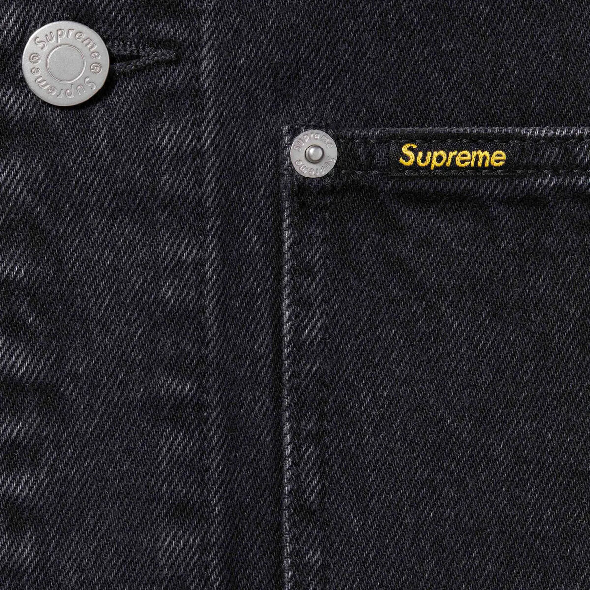 Supreme Denim Chore Trucker Jacket Black Mint Stripe 3colors Supreme Denim Chore Trucker Jacket Black Mint Stripe 3colors