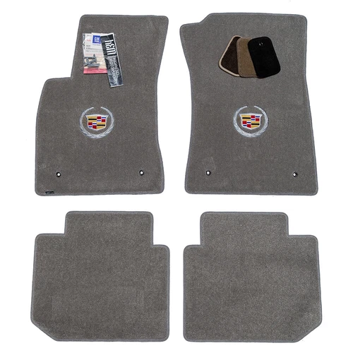 2002-2005 Cadillac Deville DTS DHS Grey Floor Mats Nice Premium 32oz Upgrade