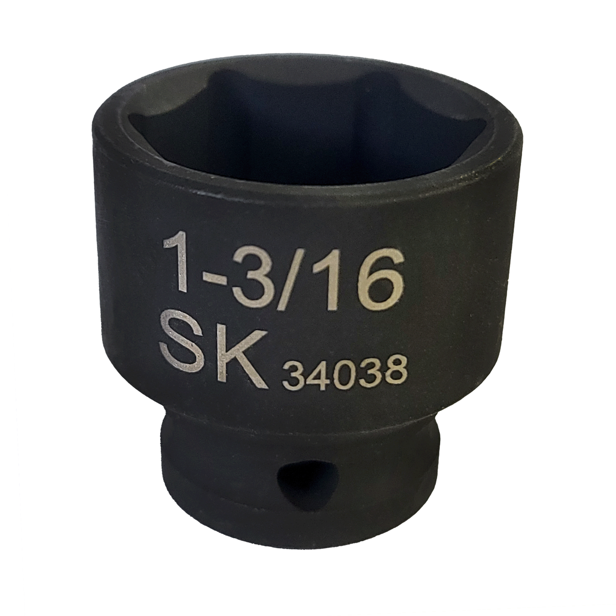 SK Hand Tools 4062 12-Piece 3/8″ Drive Metric Impact Socket Set – 6pt, Black Oxide