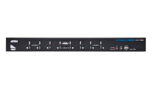 Aten CS1788 8-Port USB DVI Dual Link/Audio KVM Switch 2560 x 1600 60Hz HDB-15 - 第 2/3 張圖片