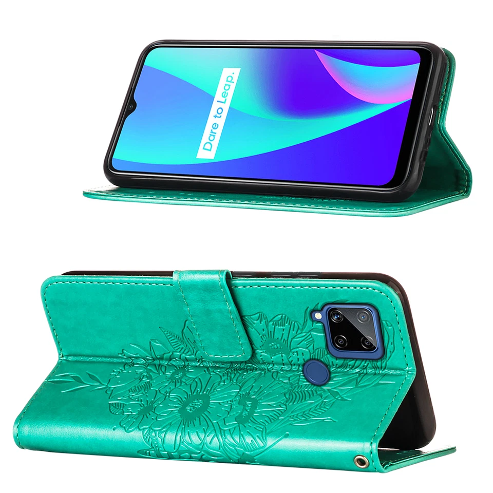 For Xiaomi Huawei OPPO Motorola Patterned Flip Leather Wallet Phone Case Cover - Image 4 of 4