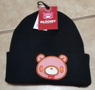 Gloomy Bear Black Beanie (One Size)