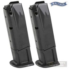 Walther PDP Full-Size 9mm 10-Round MAGAZINE 2-PACK 2856905 FAST SHIP