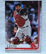 2019 Topps #419 Sandy Leon Boston Red Sox Card For Sale 