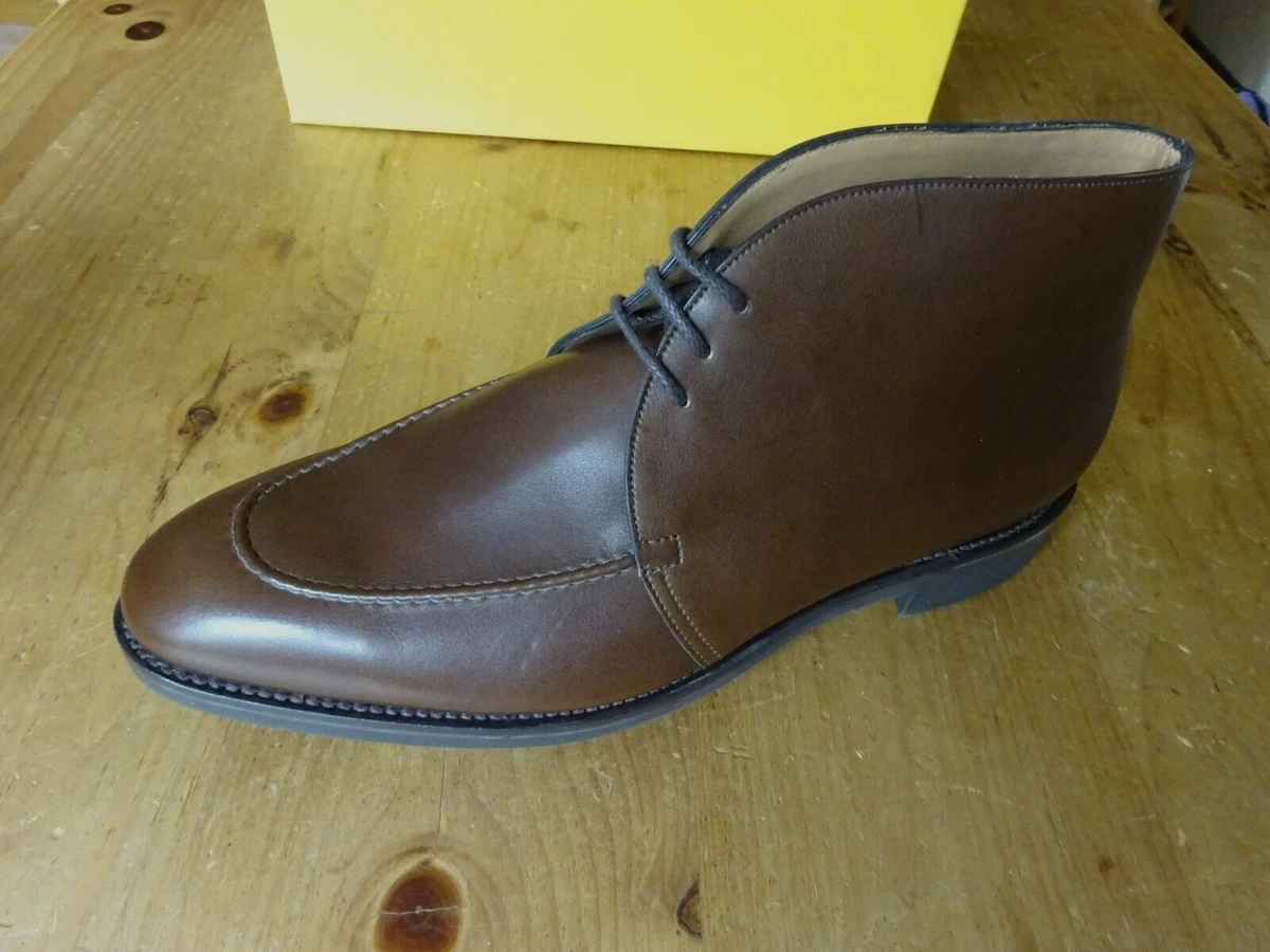 NEW Mens John Lobb WAREHAM Boots Walnut Kendall Calf Leather UK 10E RRP 1400