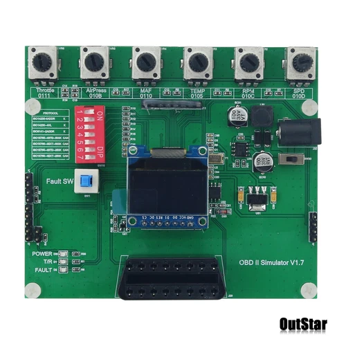 Simulador ECU OBD II OBD2 con pantalla de 0,96 pulgadas compatible con 7 protocolos convencionales - Imagen 2 de 14