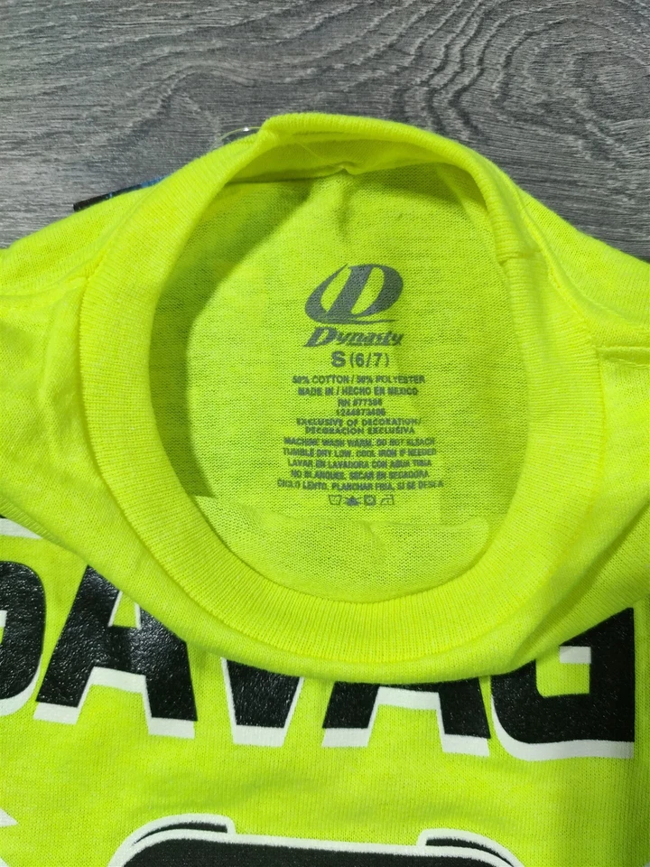 Видеоигра рубашка для мальчиков маленький 6-7 Savage геймер лайм зеленый футболка весело новинка подарок - Изображение 3 из 4