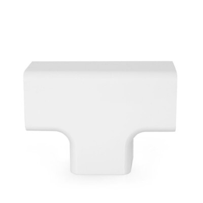 Robuster Kunststoff Klimaanlage Kanal T Stecker cremeweiß 90x65