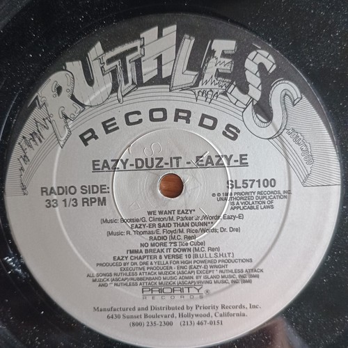 Eazy-E – Eazy-Duz-It LP US-1988 1st PRESS VG++ - Bild 2 von 2
