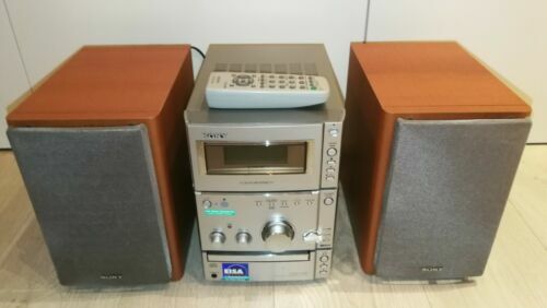 SONY MICRO HI-FI Component Stereo System CMT-GPX9DAB Cassette CD DAB FM AM EUR 58,57 - IT