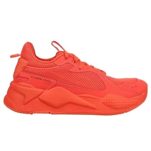 Puma RsX Mono Platform Womens Orange Sneakers Casual Shoes 38542801
