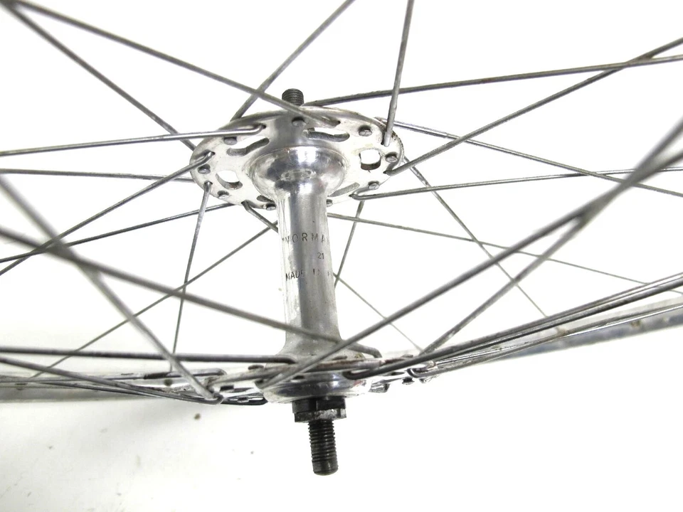 Vintage Rennrad Laufrad Vorderrad NORMANDY / DEPOSEE RECORD PIST BAHNRAD - Bild 4 von 4