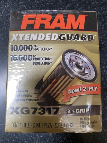 Fram XG7317 Ultra SintÃ©tico Spin-en Filtro de aceite con Suregrip Nuevo En Caja | eBay