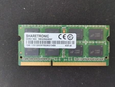 Sharetronic 4GB DDR3 LAPTOP RAM MEMORY SODIMM PC3-12800 DDR3-1600 SM322NQ08IAF 