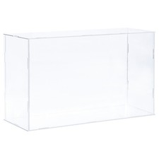 Acrylic Display Case Plastic Box Cube Storage Box Transparent 41x16x25.5cm