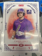 2022 Onyx Vintage Baseball Base #OV-CG Caden Grice - Prospect