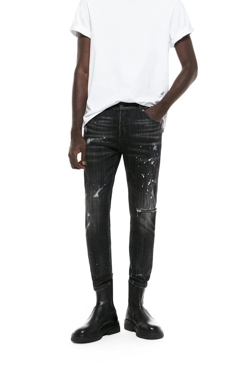 Details more than 124 paint splatter denim jeans super hot dedaotaonec