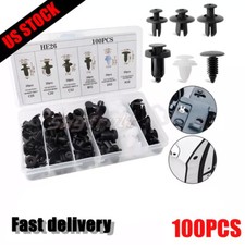 For Ford Car Truck Push Pin Rivet Bumper Door Trim Panel Retainer Clip Fastener For Ford Car Truck Push Pin Rivet Bumper Door Trim Panel Retainer Clip Fastener