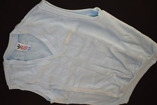 Adidas Pullunder Pullover Sweater Tennis 80s 90er Vintage Casual Hell Blau 4 XS 