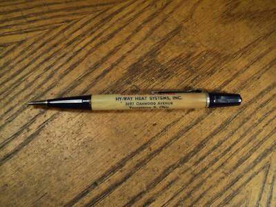 #ad #ad Vintage Durolite Mechanical Pencil Hy Way Heat Systems Inc Youngstown 9 Ohio $10.49