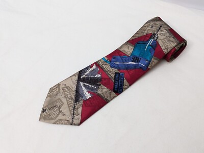 VTG Home Improvement Mens Neck Tie What Is The Answer? More Power Red 