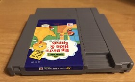 Sesame Street: Big Bird&rsquo;s Hide & Speak - Nintendo NES - Cartridge Only - TESTED
