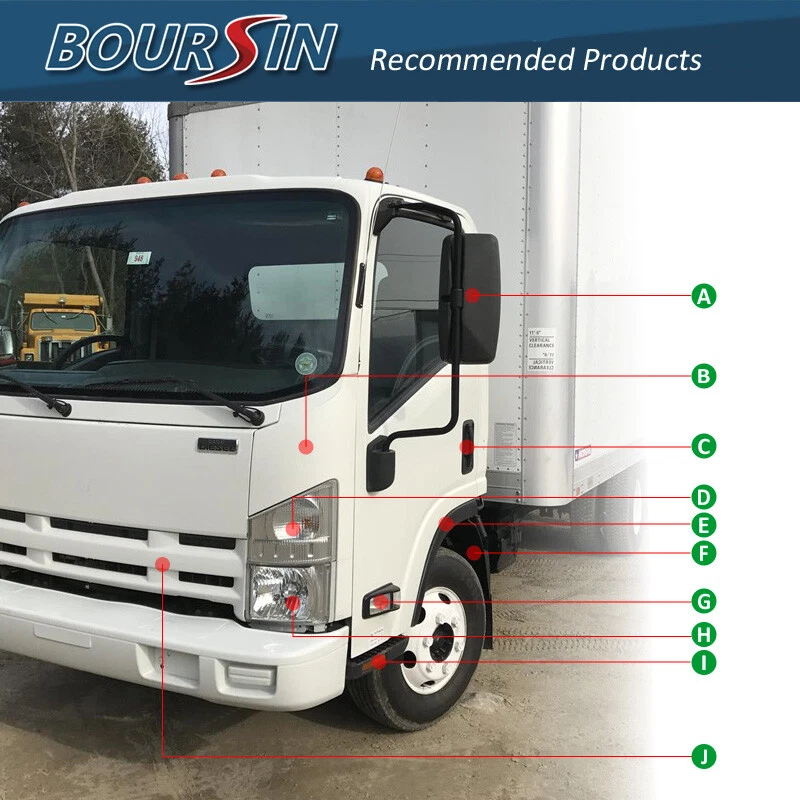 Chrome Grille For ISUZU NPR NPR-HD NQR NRR 5.2L 6.0L 2008-2014 — 第 3/3 张图片