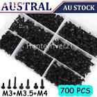 <!--F#f_0-->700pcs Self-tapping Screws M3-M4 Black Pan Head Cross Head Set Kit with Case HOT<!--F/-->