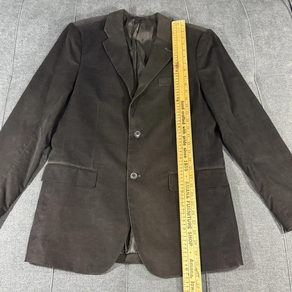Blazer Banana Republic Para Hombres 42L Marrón Pinwale Pana Abrigo Deportivo Chaqueta Foto 3 de 4